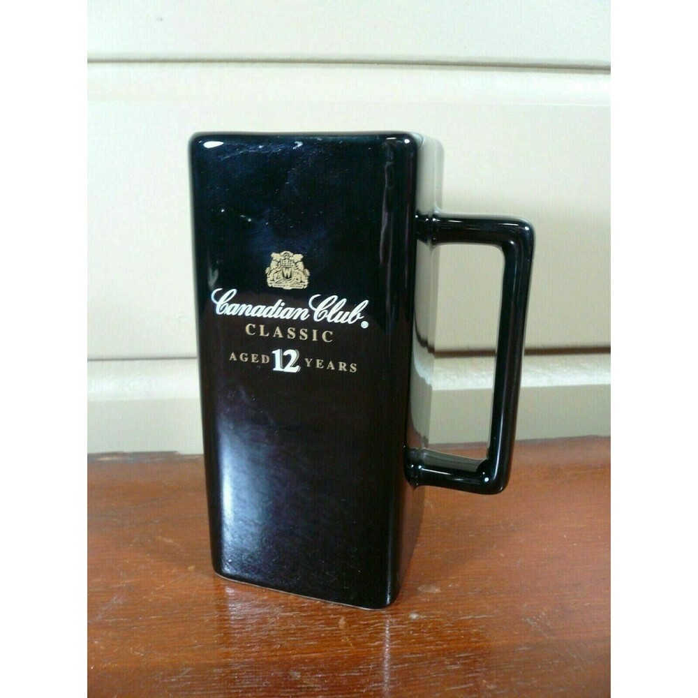 Canadian Club Classic Aged 12 Years Bar Pitcher Black Collectible